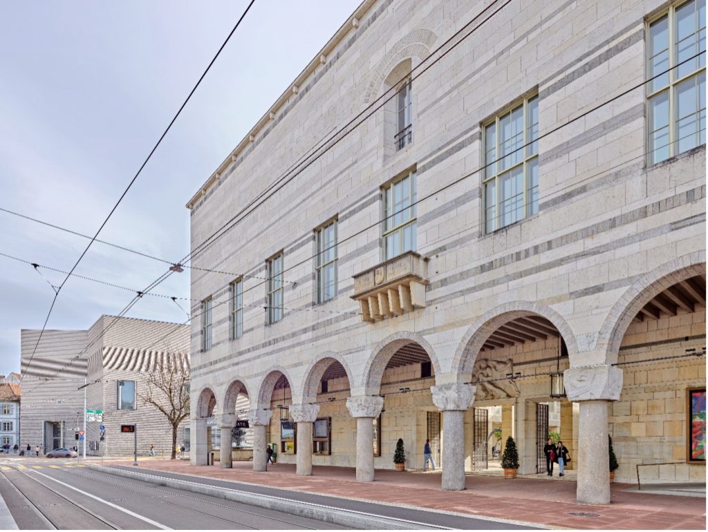 Das Kunstmuseeum in Basel von außen