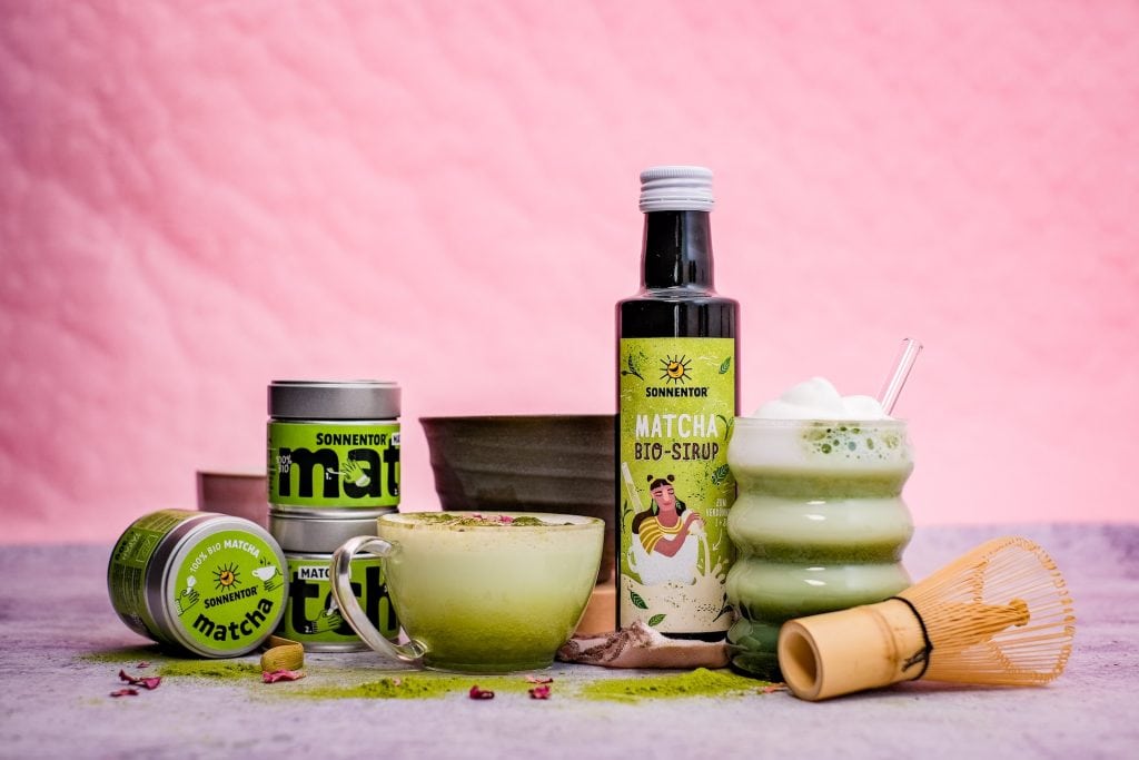 Matcha Rezepte von Sonnentor mit tollen Matcha Produkten von Sonnentor